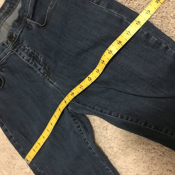 Second Yoga Canadian Made Denim Skinny Blue Jeans - Picture 12 of 16